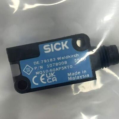 SICK MQ10-60APSKTO Background Suppression Photoelectric Sensor, 10-60 mm Range, PNP Output