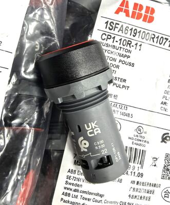 ABB CP1-10R-11 Push Button | 22.5mm Indicator Light Specs