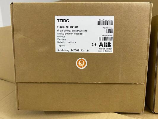 ABB V18345-1010221001 Electro-Pneumatic Positioner | TZIDC Series with Fault Lockout