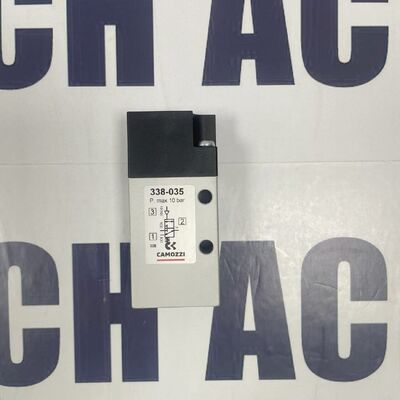 CAMOZZI 338-035 Directional Control Valve | 3/2 Normally Closed, G1/8, 180 Nl/min, 24V DC Specs