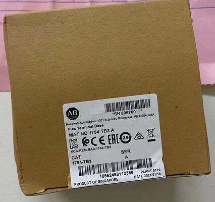 Allen-Bradley 1794-TB3 FLEX I/O Terminal Base | 3-Channel, IP20, Screw Terminal, DIN Rail Specs