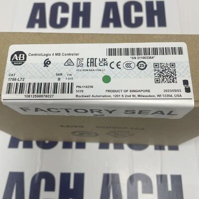 Allen-Bradley 1756-L72 ControlLogix Processor | 2 MB, 1756-L7x, Ethernet, 24V DC, 2K I/O