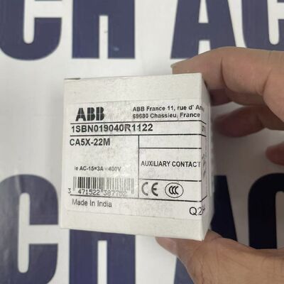 ABB CA5X-22M Relay | Motor Protection, 2.8-4.5A AC-1, CT Input, DIN Rail Mount