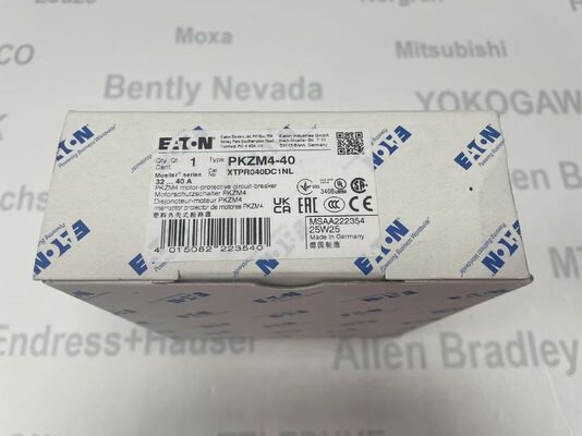 Eaton PKZM4-40 Motor Protector | 40A, 3-Pole, 100kA, IEC/UL