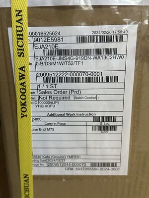 Yokogawa EJA210E-JMS4G-919DN Pressure Transmitter | 4-20mA+HART, Low Pressure, FOUNDATION Fieldbus