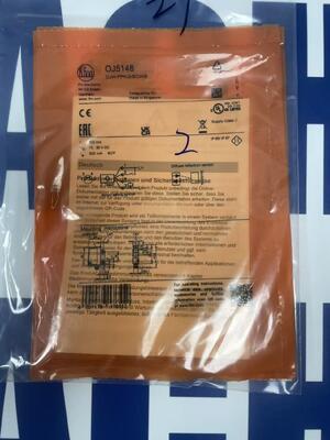 ifm OJ5148 Photoelectric Sensor | Background Suppression, 150mm, PNP, M8 Connector