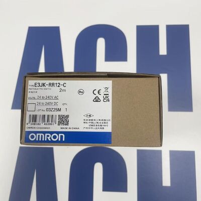 OMRON E3JK-RR12-C Photoelectric Sensor | Retro-Reflective, 12m, AC/DC, Relay Output, Built-in Timer