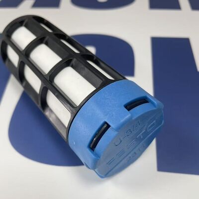 FESTO U-34 Filter-Regulator-Lubricator | 1/4" BSP, 0.5-8 bar, Manual Drain, with Gauge