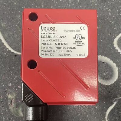  Leuze LSSRL 8.9-S12 Safety Scanner | 2D LiDAR, 3m Radius, Type 3, 4 PNP, IP65, for AGVs & Robotics