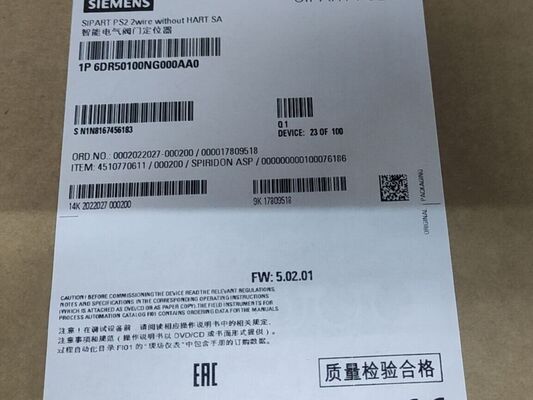 SIEMENS 6DR50100NG000AA0 Actuator | SQR, Multi-Turn, 100 Nm, Modbus, for Valves