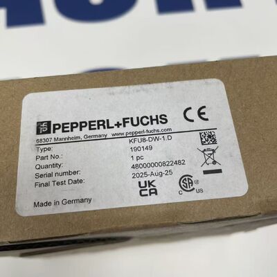 PEPPERL+FUCHS KFU8-DW-1.D Flow Sensor | Thermal Dispersion, Insertion, 4-20mA, 1/2" NPT, IP65