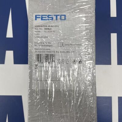 FESTO VSVA-B-P53E-ZD-D2-1T1L Valve | Proportional, 5/3, 24V DC, M5, IP65, with Electronics