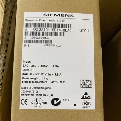 SIEMENS 6SL3210-1SB14-0UA0 Power Module | SINAMICS S120, 3-Phase, 7.5 kW, 3 AC 380-480V, BL