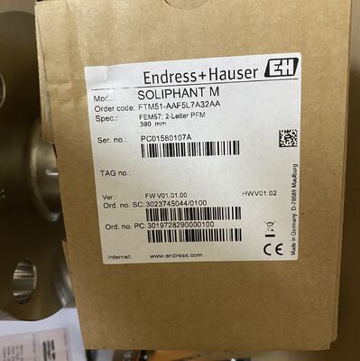 Endress+Hauser FTM51-AAF5L7A32AA Flow Meter | Coriolis, 4-20mA+HART, DN25, 316L, IP66/67, for Liquids