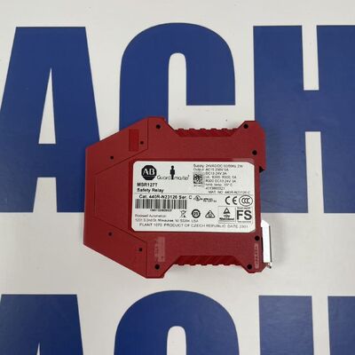 Allen‑Bradley MSR127T Relay | Safety, Monitoring, 2-Hand Control, 24V DC, DIN Rail, Cat. 4