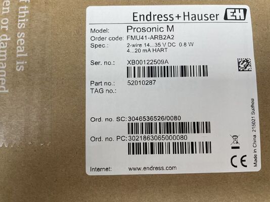 Endress+Hauser FMU41-ARB2A2 Transmitter | Ultrasonic, 4-20mA+HART, 6m, 2" NPT, IP66/68, for Liquids