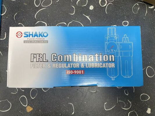 Shako UFRL-04 FRL | Filter Regulator Lubricator, 1/4" PT/NPT, 0-10 bar, Auto Drain, for Pneumatics