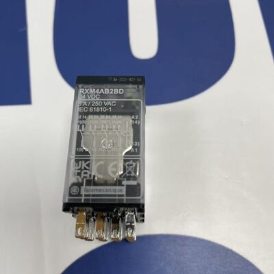 Schneider Electric RXM4AB2BD | 24V DC 4 C/O Plug-in Relay 6A