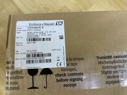 Endress+Hauser PMC71-MVE60 | Cerabar S Pressure Transmitter 4-20mA HART