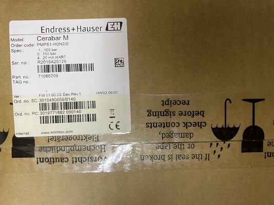 Endress+Hauser PMP51-H0N20 | Cerabar S Pressure Transmitter 4-20mA HART