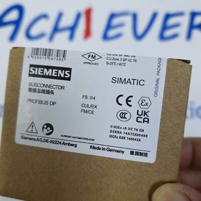 6ES7972-0BB12-0XA0 | PROFIBUS DP Bus Connector with PG Port, 90° Cable Outlet
