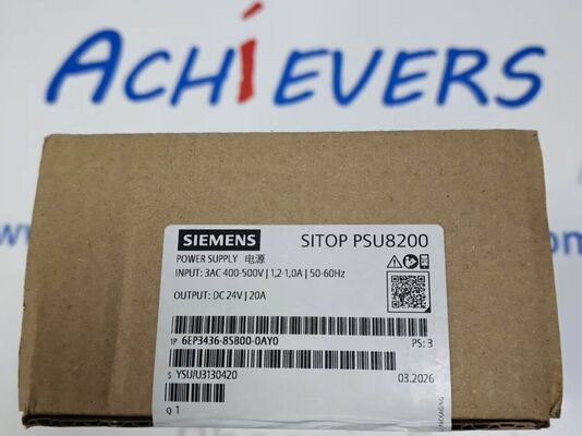 6EP3436-8SB00-0AY0 | SITOP PSU8600 24V DC 20A (480W) System Power Supply Module