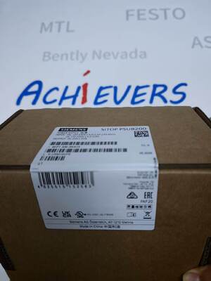 6EP1336-3BA10 | SITOP PSU100S 24V DC 20A DIN Rail PSU, 120/230V AC Input, Adjustable, IP20