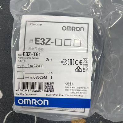 Omron E3Z-T61 Photoelectric Sensor IP67 15m Range 12-24V DC