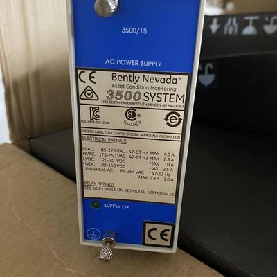 3500/15 Proximity Probe System 0-500 Mils Range Bently Nevada