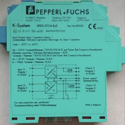 KFD2-STC4-EX2 | Pepperl+Fuchs | Signal Conditioner & Isolator 4-Channel, HART