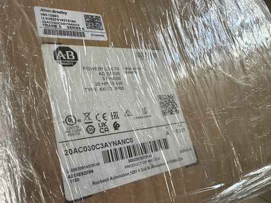 20AC030A0AYNANC0 PowerFlex 70 AC Drive Industrial Motor Control Solution Allen Bradley