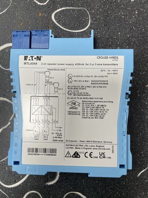 MTL 4544 Repeater Power Supply MTL Safety Barrier 2 Channels IP20