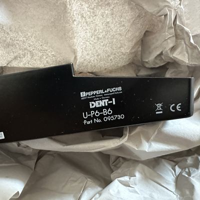 Pepperl+Fuchs U-P6-B6 Ultrasonic Distance Sensor with 6 m Range IP67 Protection and 10-30 V DC Supply