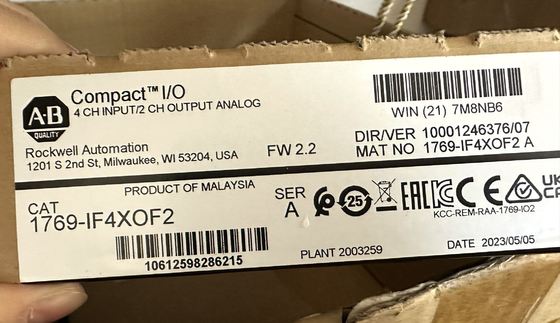 Allen-Bradley 1769-IF4XOF2C  AB CompactLogix Analog Combo Module