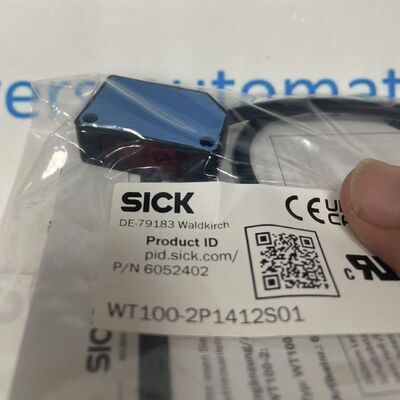 SICK WT100-2P1412S01 | Ultrasonic Sensor, Range 50 mm - 1000 mm, PNP Output