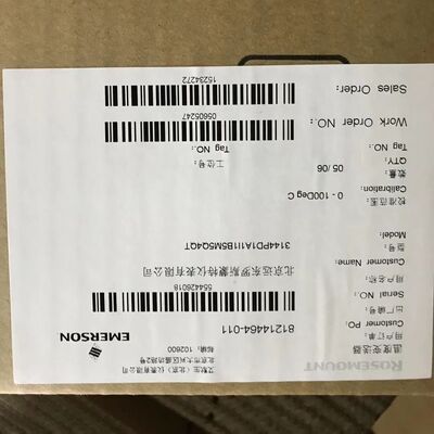 Rosemount 3144PD1A1I1B5M5Q4QT Sanitary Pressure Transmitter | 3" Flush Tri-Clamp | HART Output