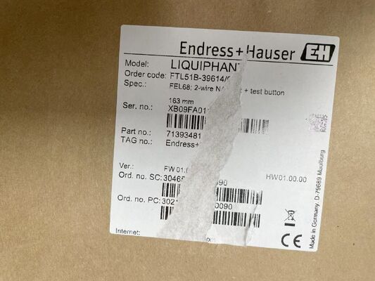  Endress+Hauser FTL51B-39614 Vibrating Fork Limit Switch | Product Specs