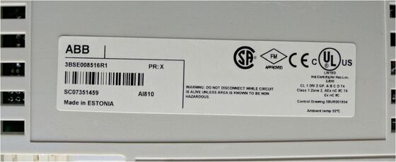 ABB 3BSE008516R1 AI810 Analog Input Module | 8 CH, 800xA