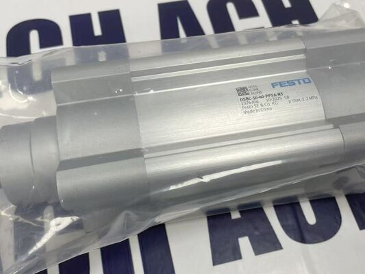 Festo DSBC-50-40-PPSA-N3 ISO Cylinder | 50mm Bore, 40mm Stroke, Pneumatic Cushioning