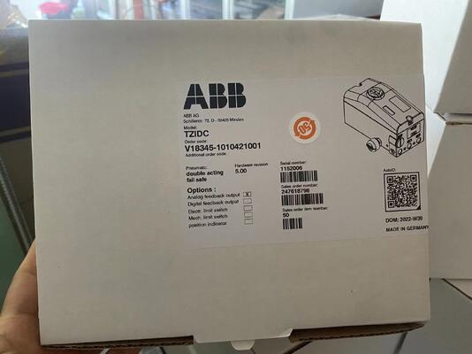 ABB Typ18345-1011421001 Electro-Pneumatic Positioner | TZIDC Series Specs