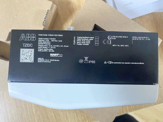 ABB V18345-1027121001 Electro-Pneumatic Positioner | TZIDC with ATEX & Double-Acting Specs