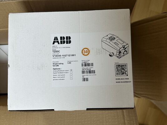 ABB V18345-1027121001 Electro-Pneumatic Positioner | TZIDC with ATEX & Double-Acting Specs