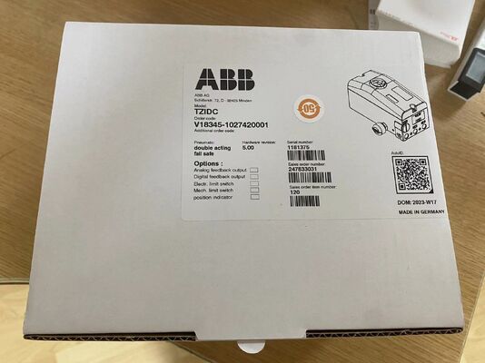 ABB V18345-1027420001 Electro-Pneumatic Positioner | TZIDC with ATEX & No Feedback Specs