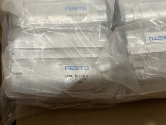 FESTO ADVU-32-30-P-A Compact Cylinder | 32mm Bore, 30mm Stroke, Double-Acting Specs