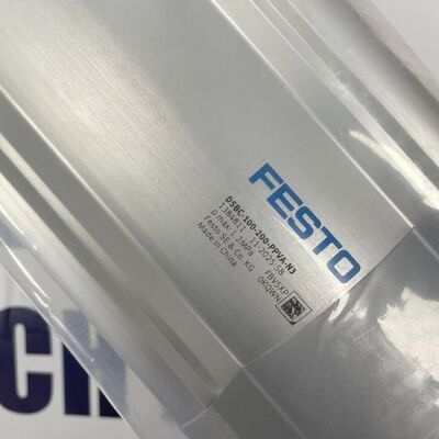 FESTO DSBC-100-200-PPVA-N3 ISO Cylinder | 100mm Bore, 200mm Stroke, Pneumatic Cushioning Specs