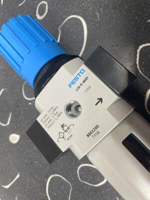 FESTO LFR-D-MIDI Filter Regulator | MIDI Size, D Series, 40μm Filtration Specs