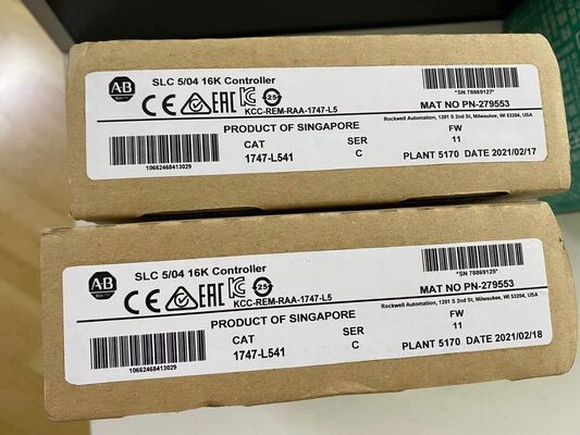 Allen-Bradley 1747-L541 SLC 5/04 Processor | 16K Memory, DH+, 24V DC, 30 I/O Max Specs