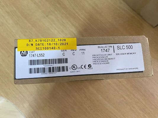 Allen-Bradley 1747-L552 SLC 5/05 Processor | 32K Memory, Ethernet, 24V DC, 30 I/O Max Specs