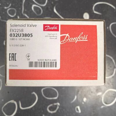 Danfoss EV225B Solenoid Valve Body | 2/2 NC, G1, 0-16 bar, 110°C, Brass Body Specs