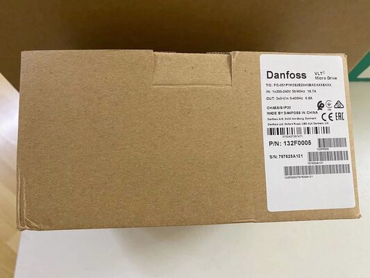 Danfoss FC-051P1K5S2E20H3BXCXXXSXXX VFD | 1.5 kW, 200-240V, 1-Phase, IP20, Built-in EMC